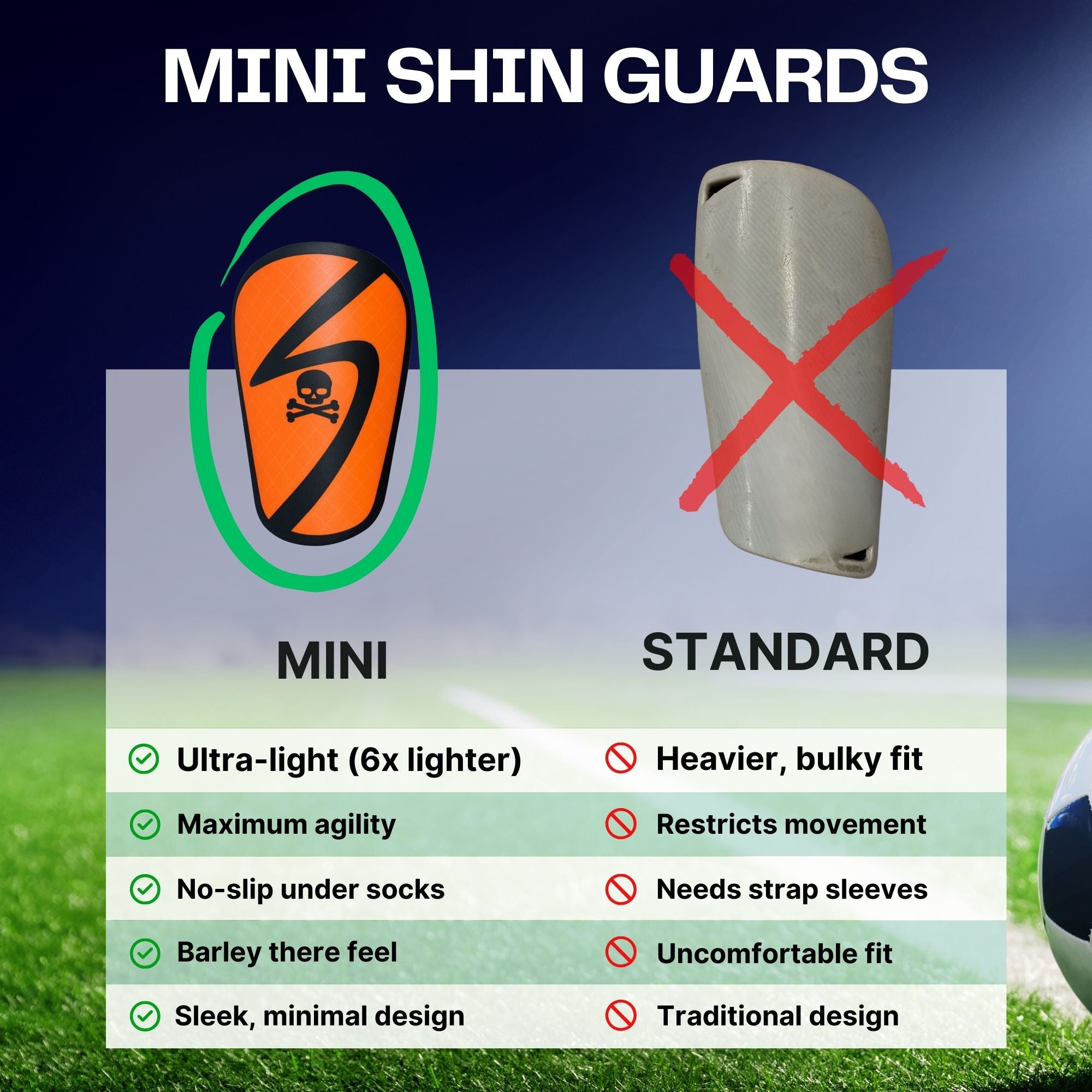 PRO-VENT - MINI SHIN GUARDS (HYPERS)